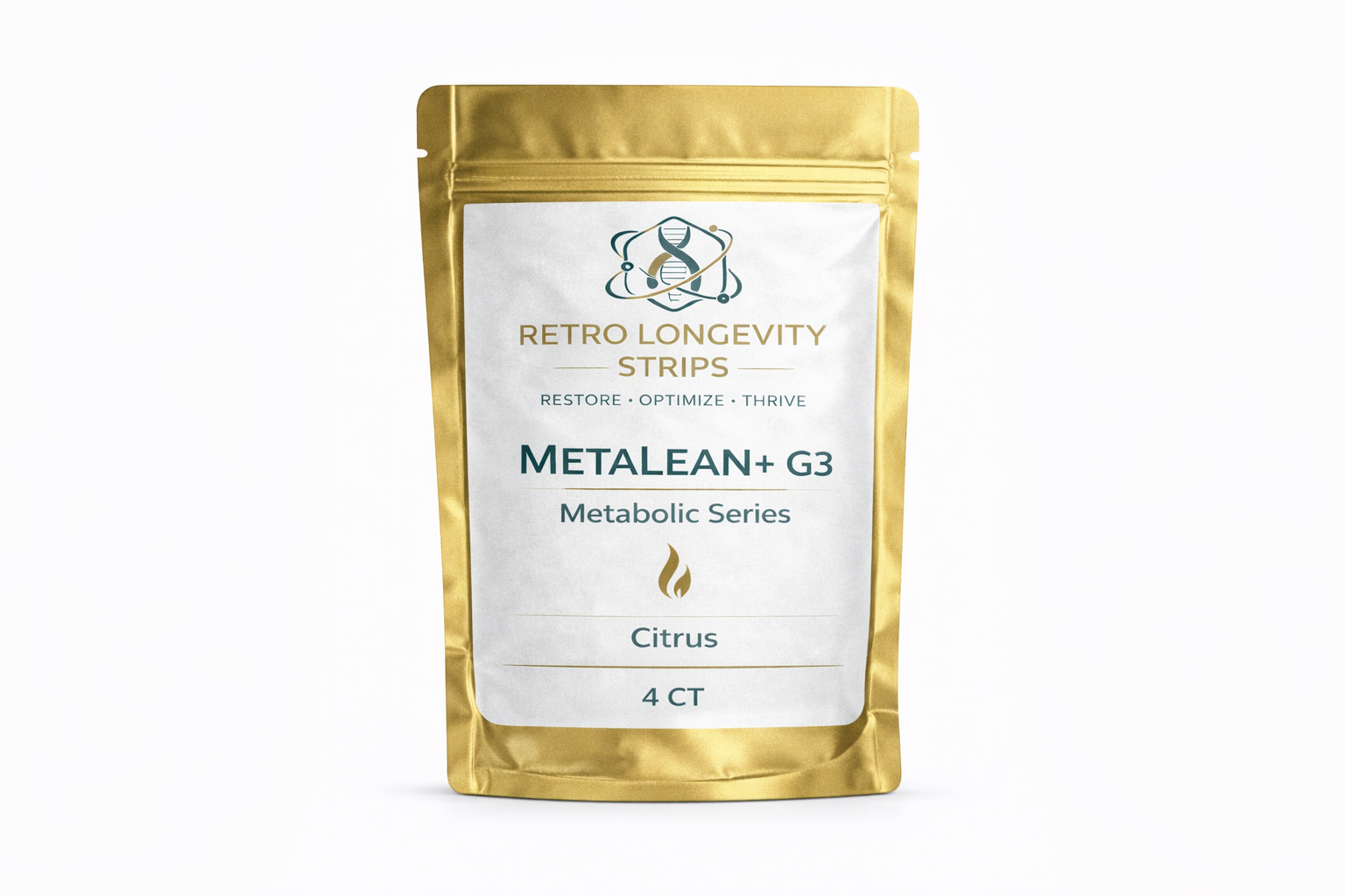 MetaLean+ G3 Dissolvable Strips – Citrus (4 Count)